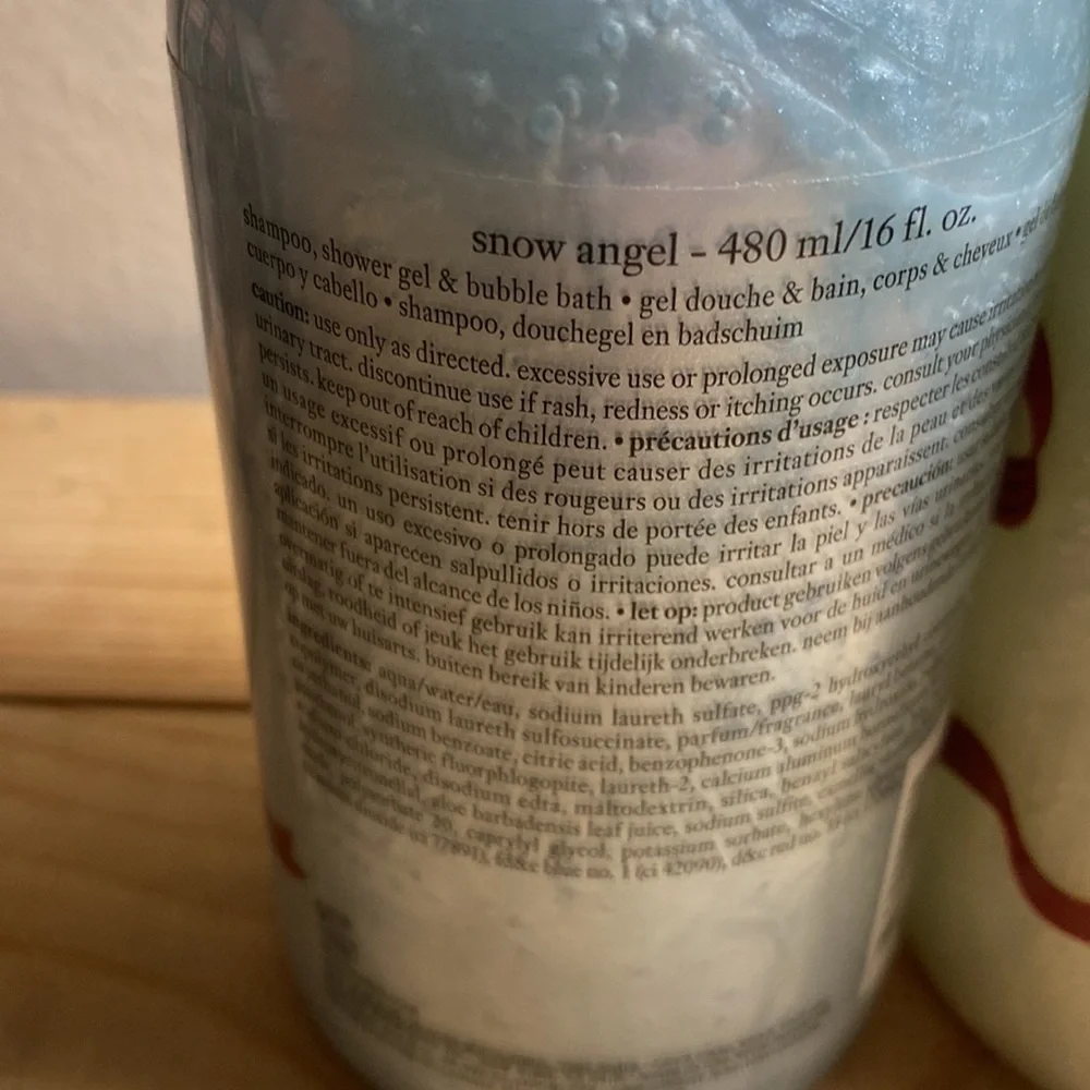 Philosophy Snow Angel + snow globe (discontinued)Shampoo Shower Gel Bubble Bath